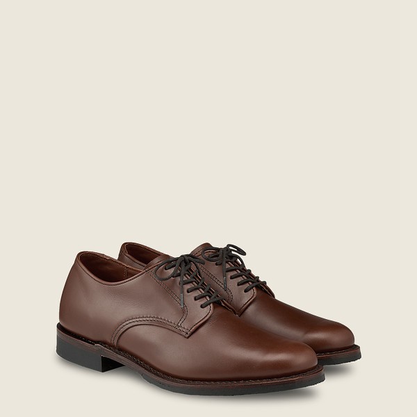 Red Wing Oxford Erkek - Williston - Featherstone Deri - Koyu Kahverengi - 26VPWCOIX